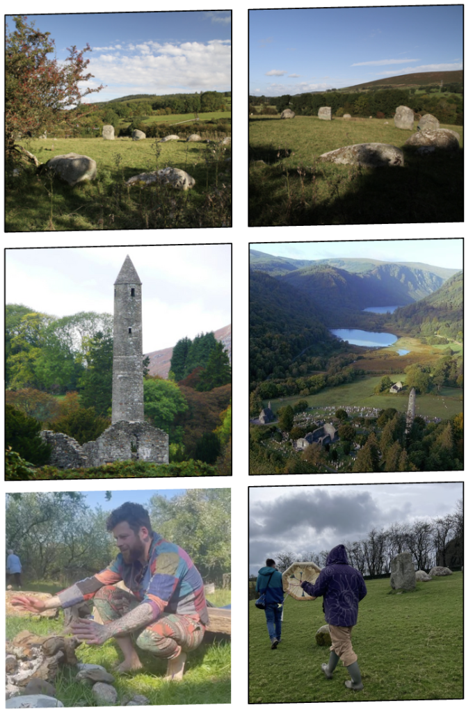 The Samhain Experience ​ancient spiritual tours, Glendalough, Piper Stone Circle,
