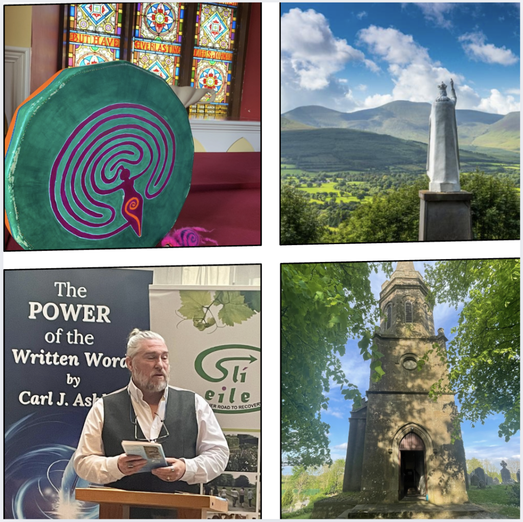 Carl J. Ashley, Write Coach, Dee O'Connor, Sound Bath, The Samhain Experience ​ancient spiritual tours,