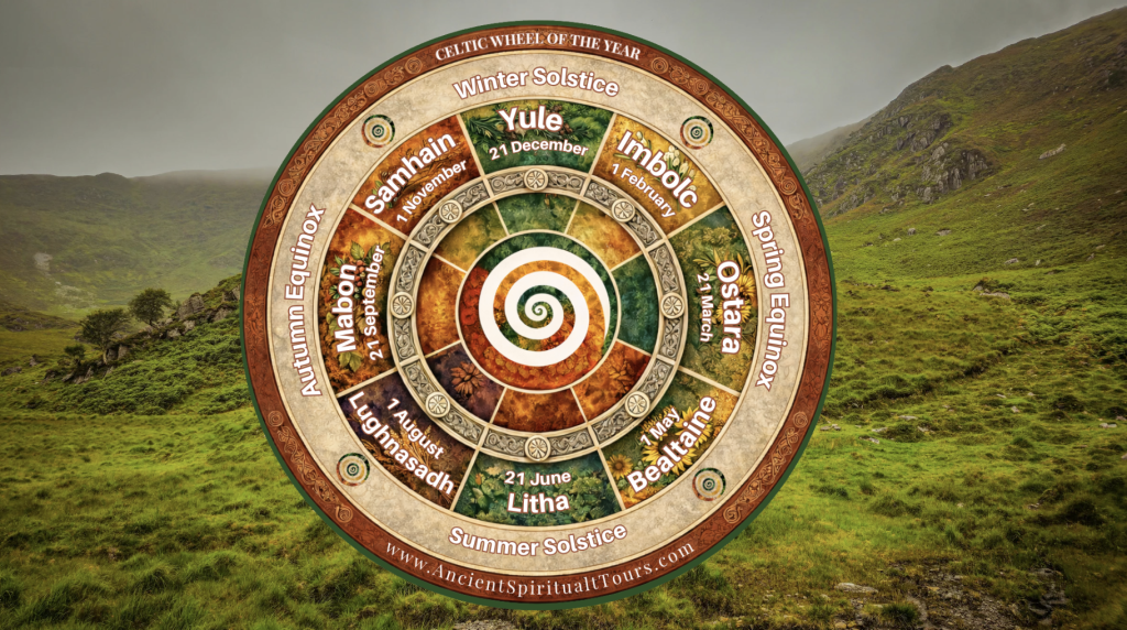 Celtic Wheel of life - Ancient Spiritual Tours